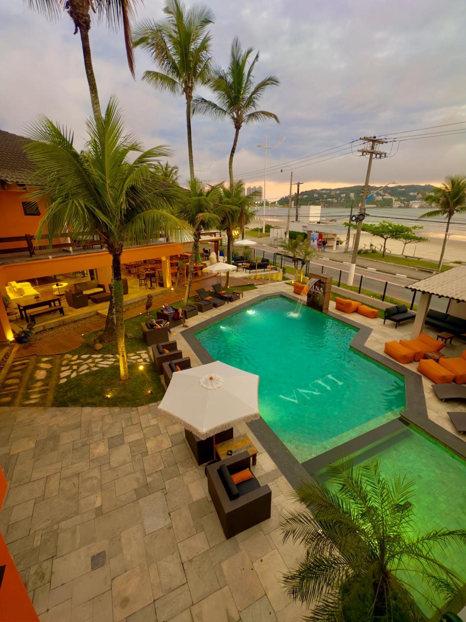Luna Hotel Boutique - Frente A Praia Гуаружа Экстерьер фото